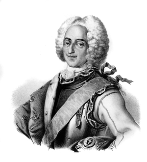 Frederick IV (1671-1730) king of denmark and Norway in 1699-1730, engraving