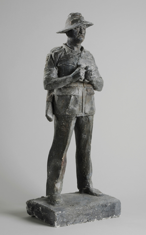 Model for statue of Field Marshal Viscount Slim, 1987-90 (plaster) (see also 876200-2)