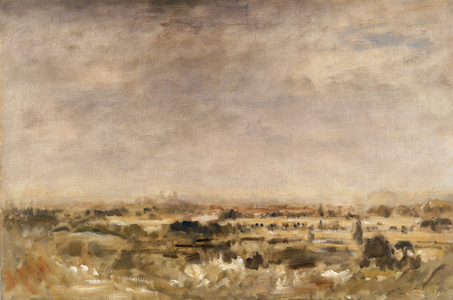 A distant view of Bridgnorth, 1925 (oil on canvas)