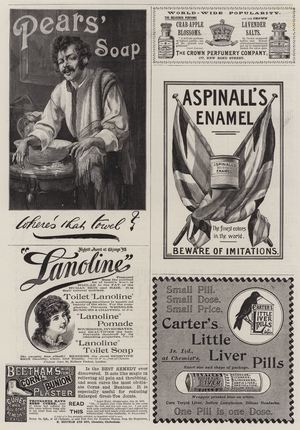 Page of Advertisements (engraving)