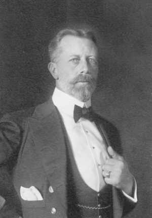 Henry of Prussia in evening attire, 1909 (b/w photo)