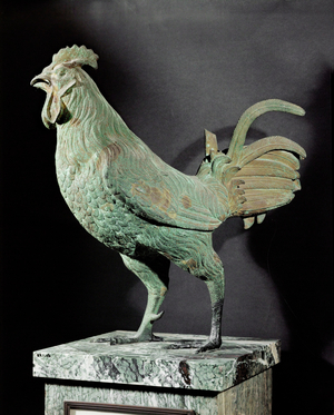 Cock. Bronze, from Lyon, France. …
