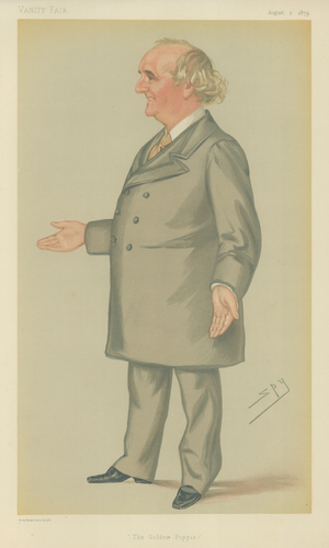 Mr William Cunliffe Brooks (colour litho)