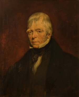 Portrait of Sir Walter Scott, 1st Bt. (oil on canvas)