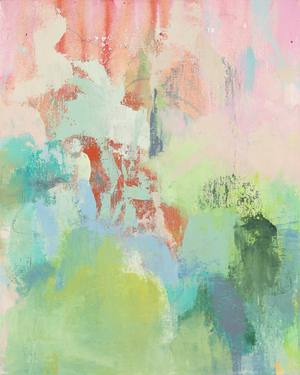 Abstract composition, Organic series, 2022 (mixed media on canvas)