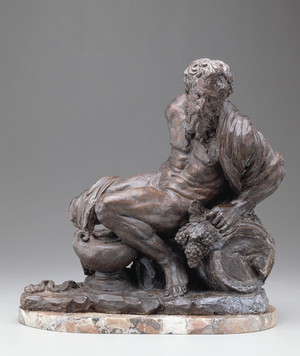 A Bacchic Figure, Allegory of Autumn, c.1525-1550 (bronze)