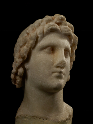 Last Pharaohs, MM7836, Egypt, Greco Roman Museum, Alexander the Great, Alabaster, 2011 (photo)