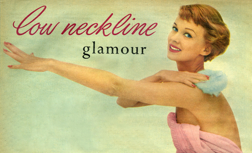 Low Neckline Glamour, Magazine Plate, UK, 1950s