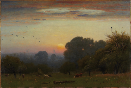 Morning, c. 1878 (oil on canvas mounted on cardboard)