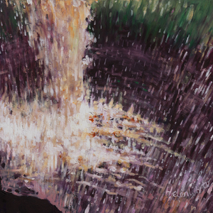 Waterfall II, 2016 (oil on canvas)