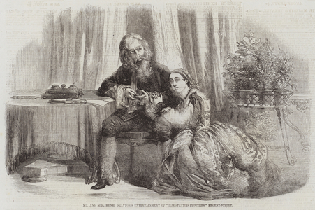 Mr and Mrs Henri Drayton's Entertainment of "Illustrated Proverbs," Regent-Street (engraving)