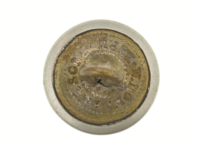 Button, Bombay Volunteer Rifles, pre-1901 (metal)