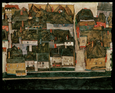 The small city IV (painting on canvas)
