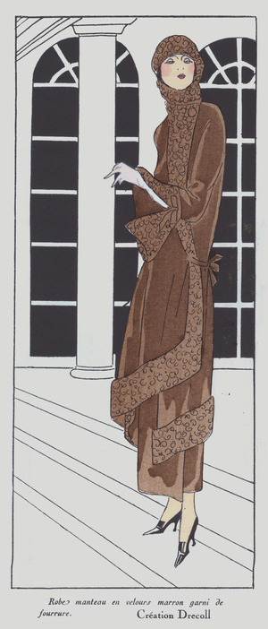 Women's fashion of the 1920s by designer Christoph Drecoll (colour litho)