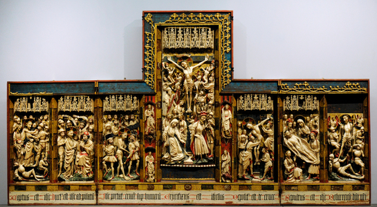 Triptych of Passion, c.1350-1400, Manufacturing of Nottingham