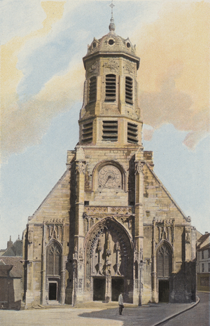 Honfleur, Eglise Saint-Leonard (colour photo)