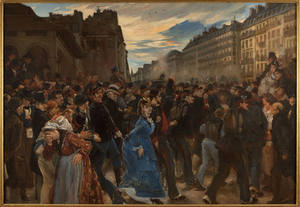 Le départ des mobiles, en juillet 1870, ca. 1879 (oil on canvas)
