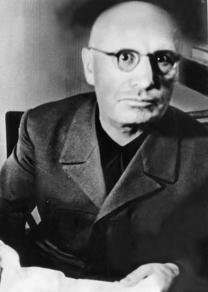 Benito Mussolini, 1945 (b/w photo)