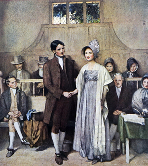 A Quaker Wedding (Love and Loyalty), 1930