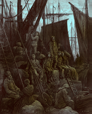Off Billingsgate by Gustave Doré