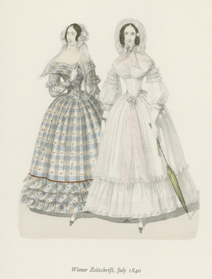 Wiener Zeitschrift, July 1840 (colour litho)