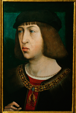 Philipp der Schoene, King of Castile, son of Emperor Maximilian, father of Emperor Charles V … (oil on oakwood)