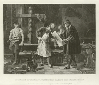 Invention of Printing (engraving)