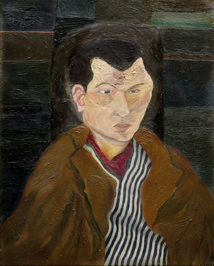 Man in a Striped Shirt, 1942 (oil on canvas)