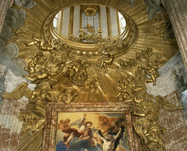 Baroque - Architecture : Radiant crown with angels and cherubs  1658-1678