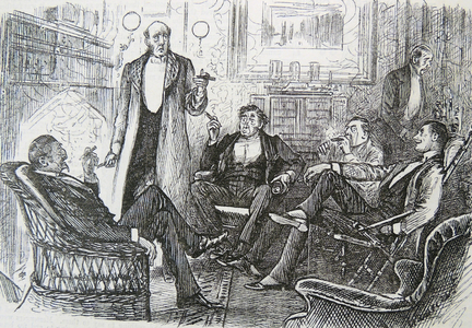 The Smoking Room, 1886