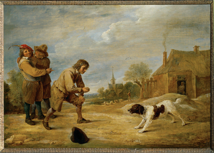 Farmboy with dog
