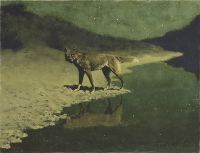 Moonlight, Wolf, c.1904 (oil on canvas)