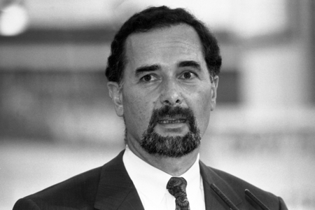 Bernd Pischetsrieder (CEO of BMW AG) during a press conference at..., 1995 (photo)