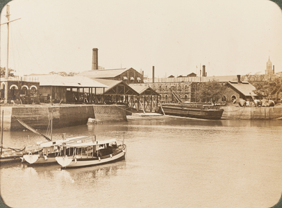 Government Dockyard Bombay, c.1909 (b/w photo)