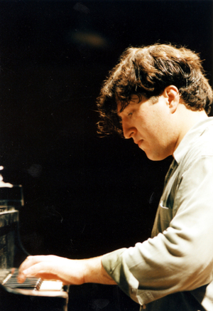 Thomas Adès playing the piano, October 1998 British composer
