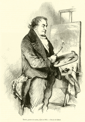 Turner, peintre de marine, mort en 1851 (engraving)