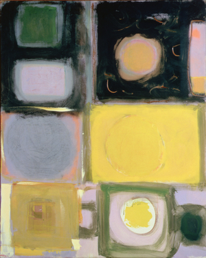 Lemon into Cadmium, Ochre into Black, 1959 (oil on canvas)