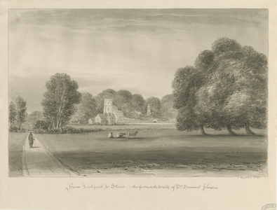 Lichfield - Stowe: sepia drawing, 1841 (drawing)