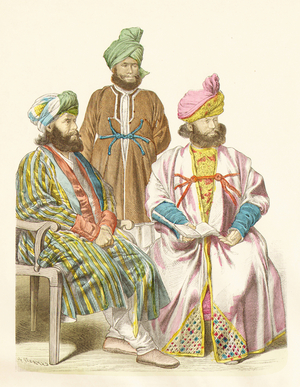 Arab envoy, 19th century (copper plate print)