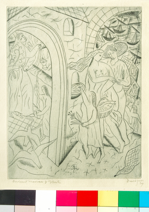 Illustrations to The Ancient Mariner (8/10), 1929 (copper engraving)