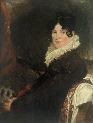 Mrs Jane Loddiges, née Creighton (oil on canvas)