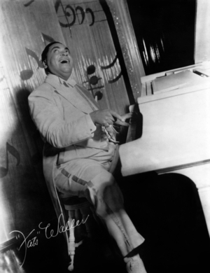 Thomas "Fats" Waller (1904-1943) American jazz pianist, composer, here c. 1935