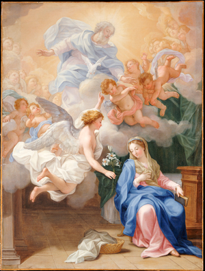 The Annunciation (oil on canvas)