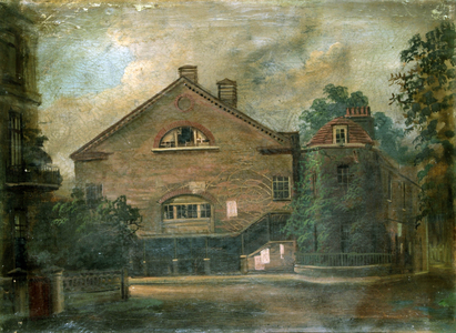 The Old Richmond Theatre (oil on canvas)