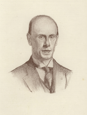 Cecil Roberts, English writer (litho)