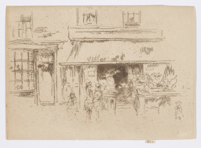 Exeter Street, c.1886-88 (etching; ink on paper)