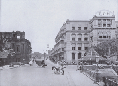 The First Scene on Landing, the Grand Oriental Hotel (b/w photo)