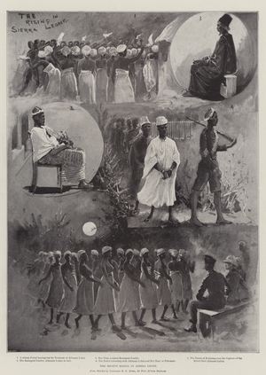 The Recent Rising in Sierra Leone (litho)