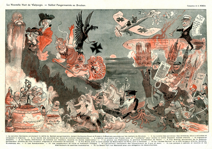 The New Walpurgis Night: Germanic Sabbat on the Brocken, 1915 (print)