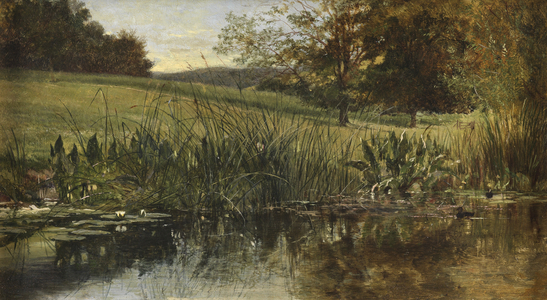 By the Riverbank, 1869 (oil on canvas)